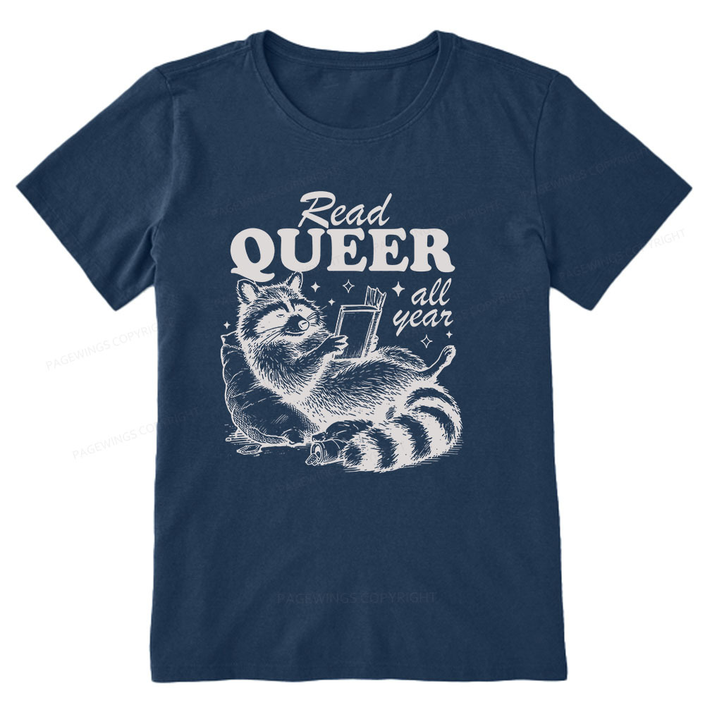 Pagewings Read Queer All Year Unisex Classic T-shirt