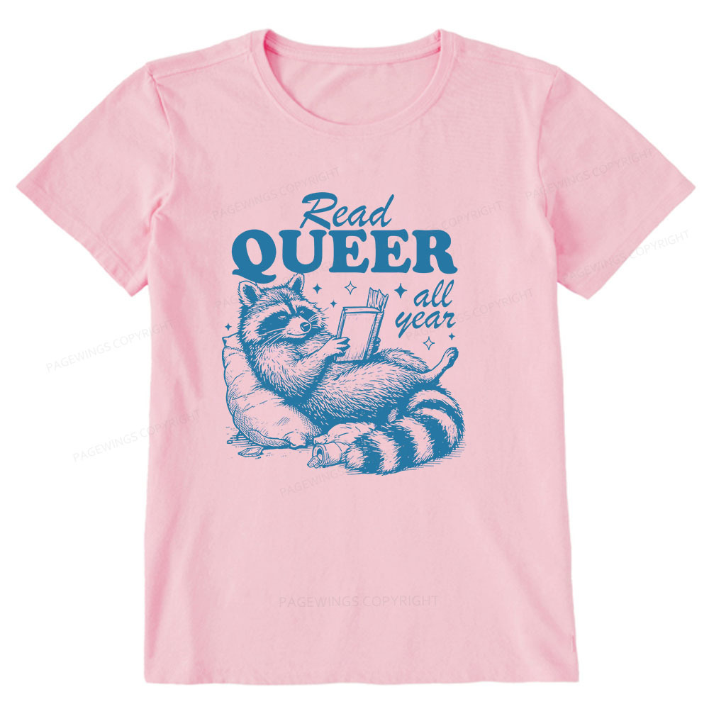 Pagewings Read Queer All Year Unisex Classic T-shirt