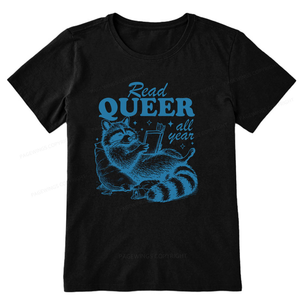 Pagewings Read Queer All Year Unisex Classic T-shirt