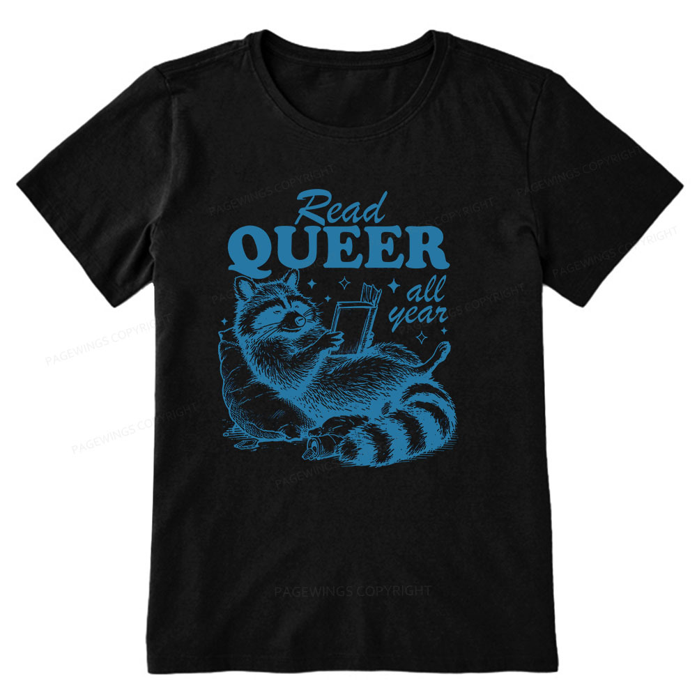 Pagewings Read Queer All Year Unisex Classic T-shirt