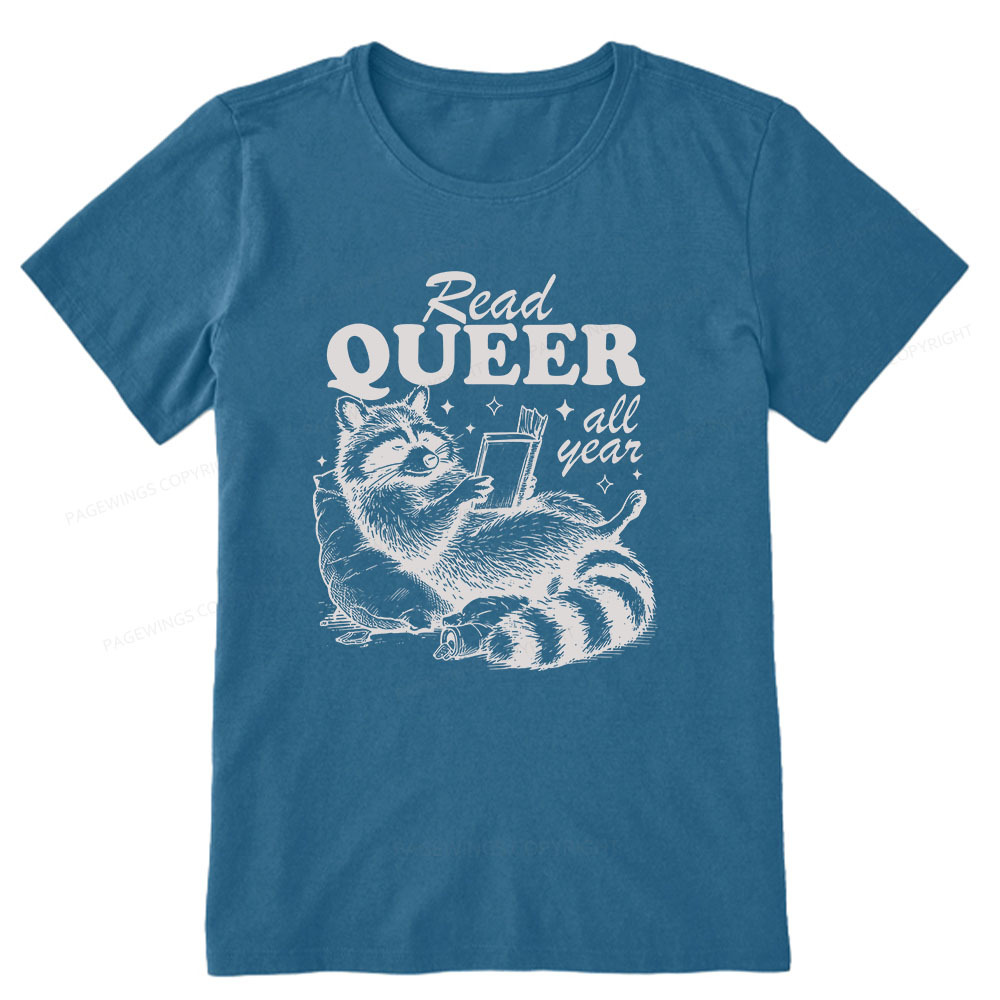 Pagewings Read Queer All Year Unisex Classic T-shirt