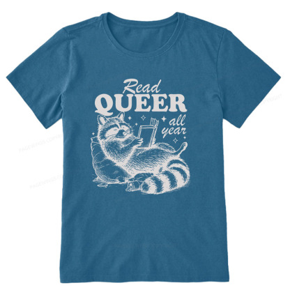 Pagewings Read Queer All Year Unisex Classic T-shirt