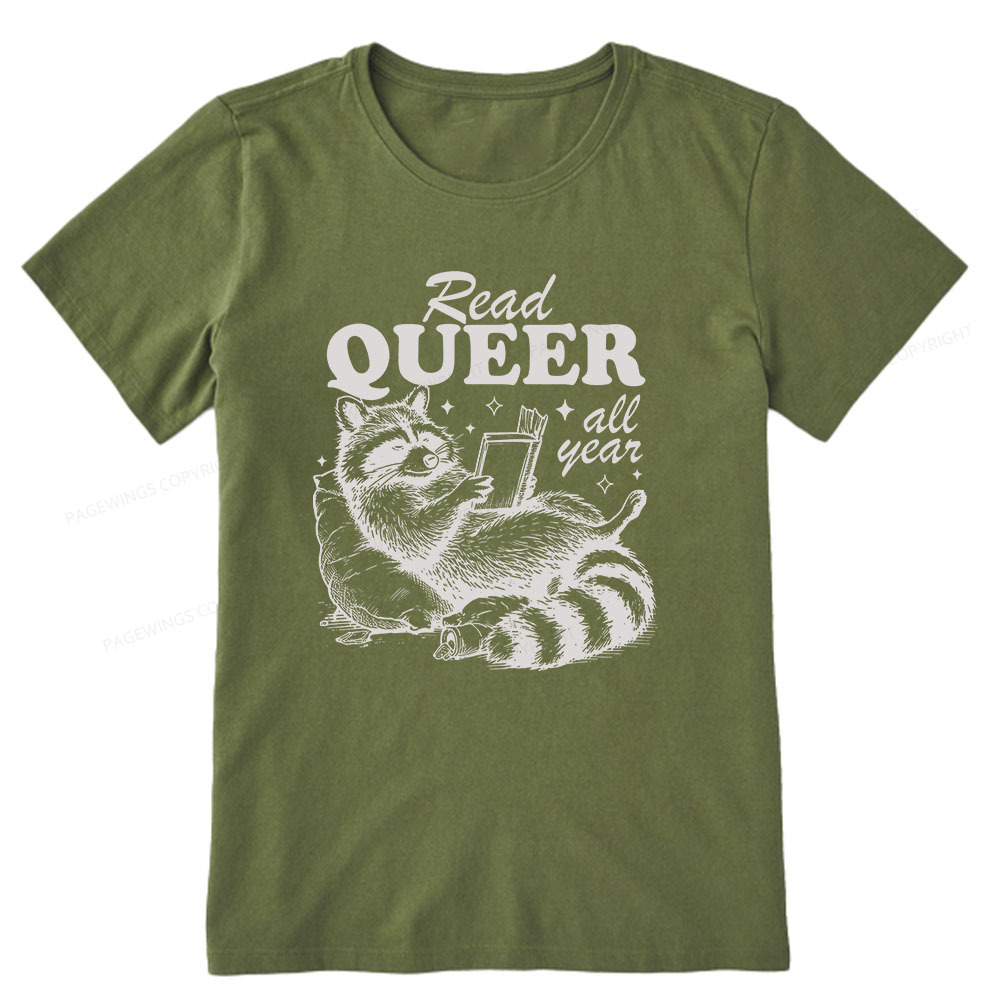Pagewings Read Queer All Year Unisex Classic T-shirt
