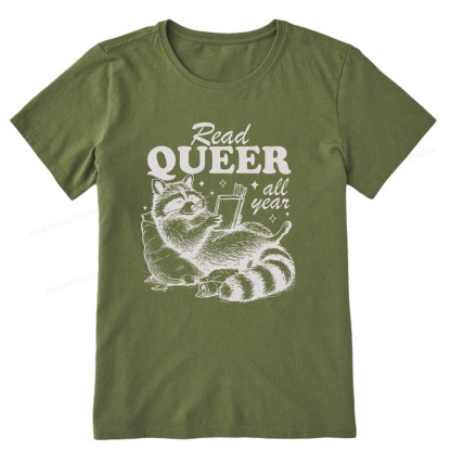 Pagewings Read Queer All Year Unisex Classic T-shirt