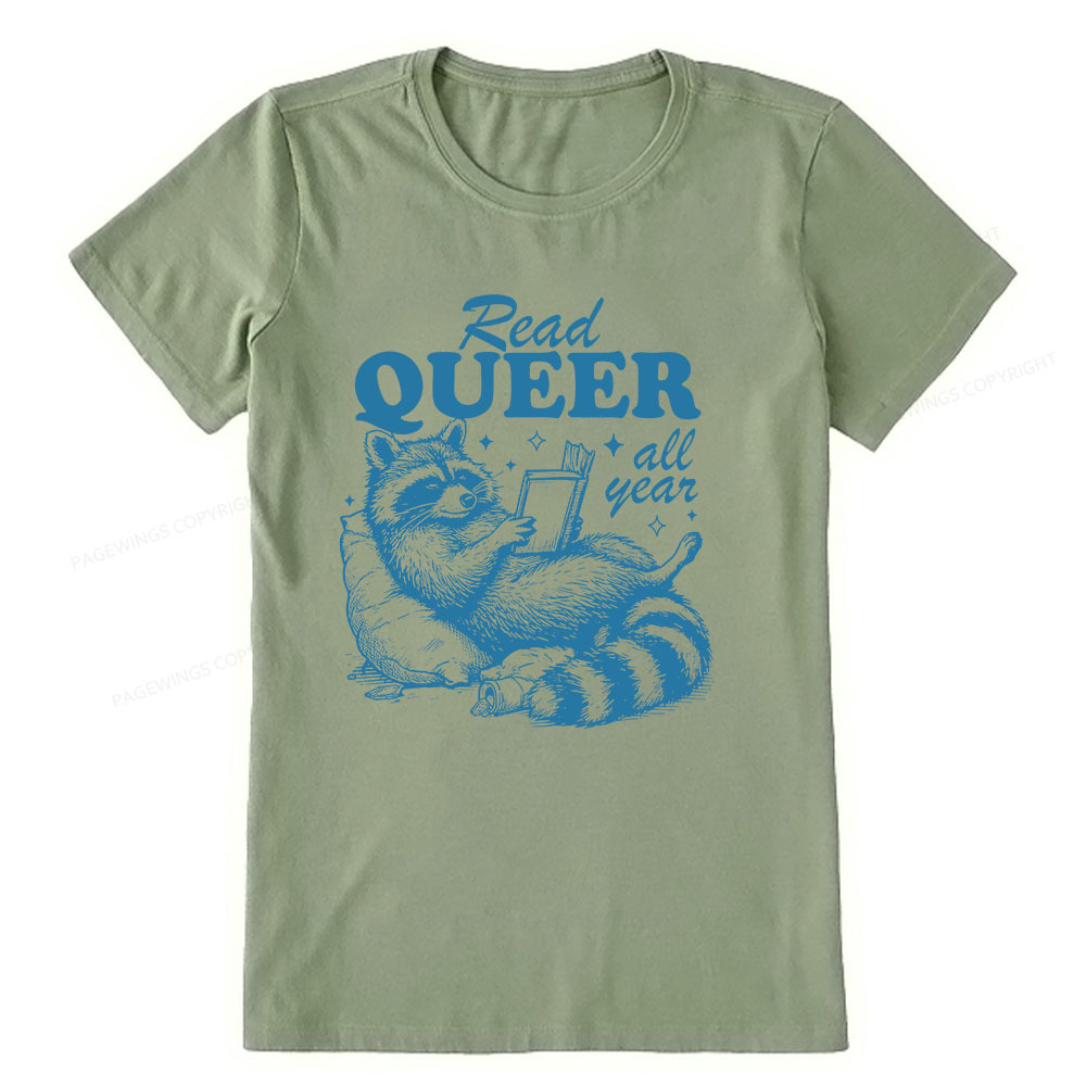Pagewings Read Queer All Year Unisex Classic T-shirt