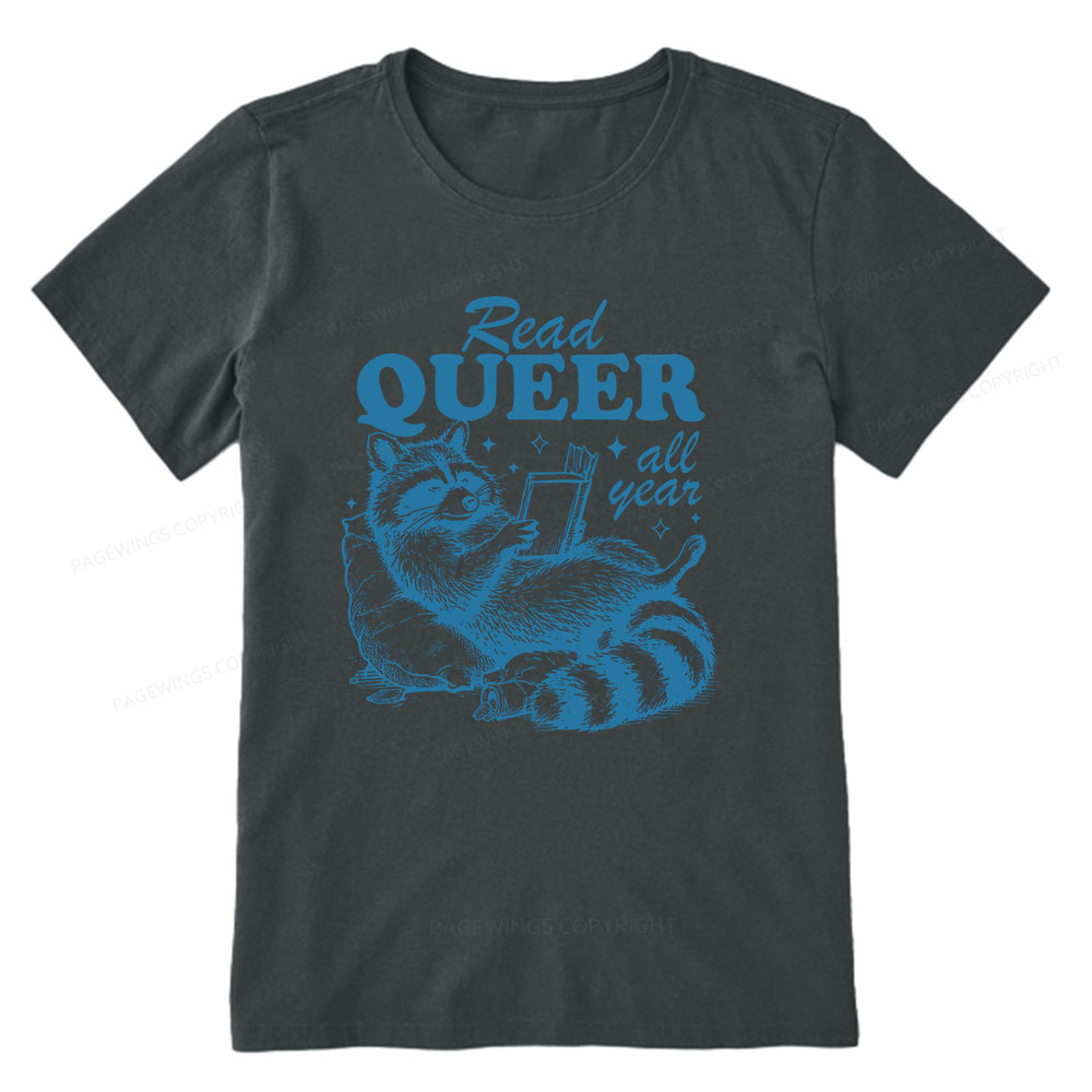 Pagewings Read Queer All Year Unisex Classic T-shirt