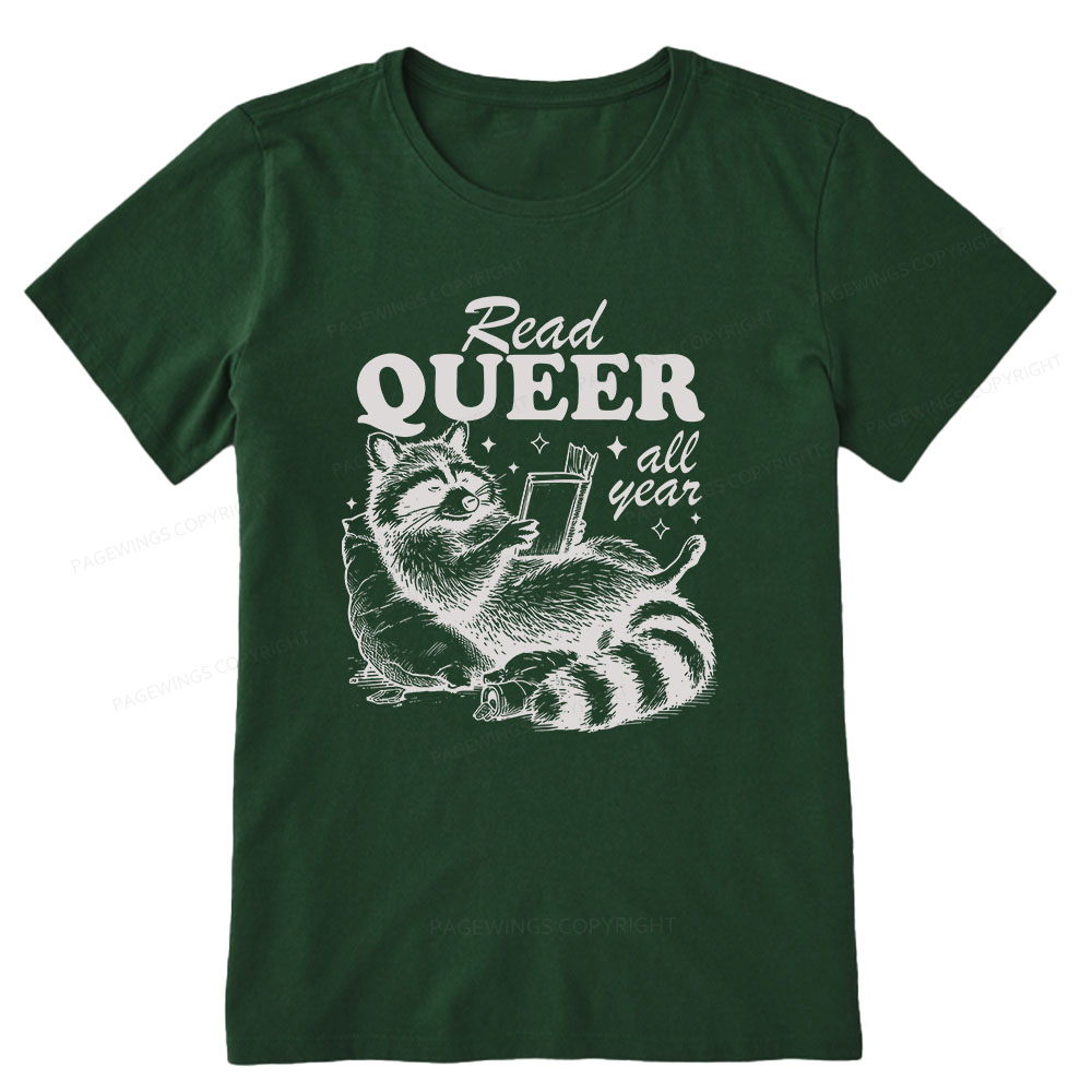Pagewings Read Queer All Year Unisex Classic T-shirt