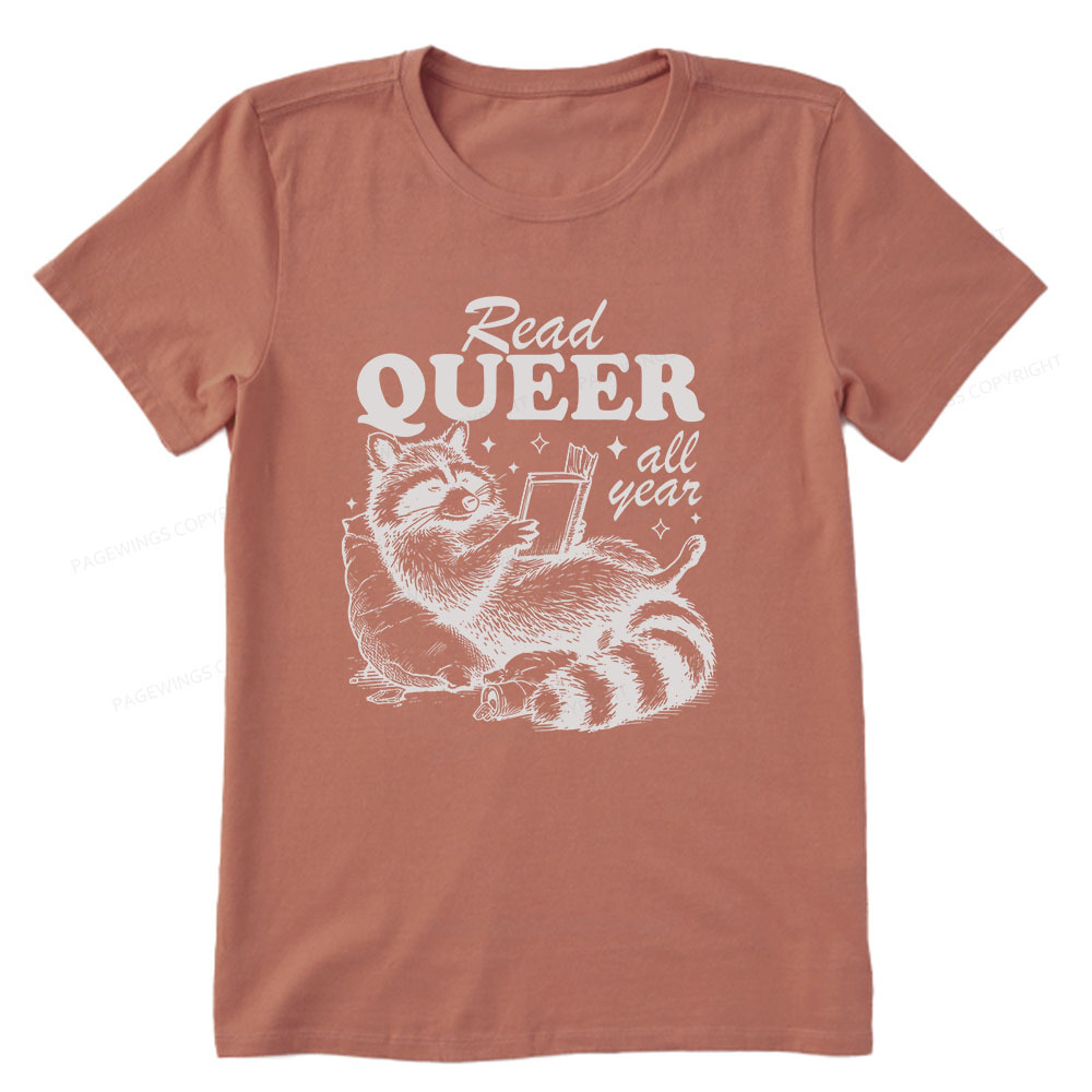 Pagewings Read Queer All Year Unisex Classic T-shirt