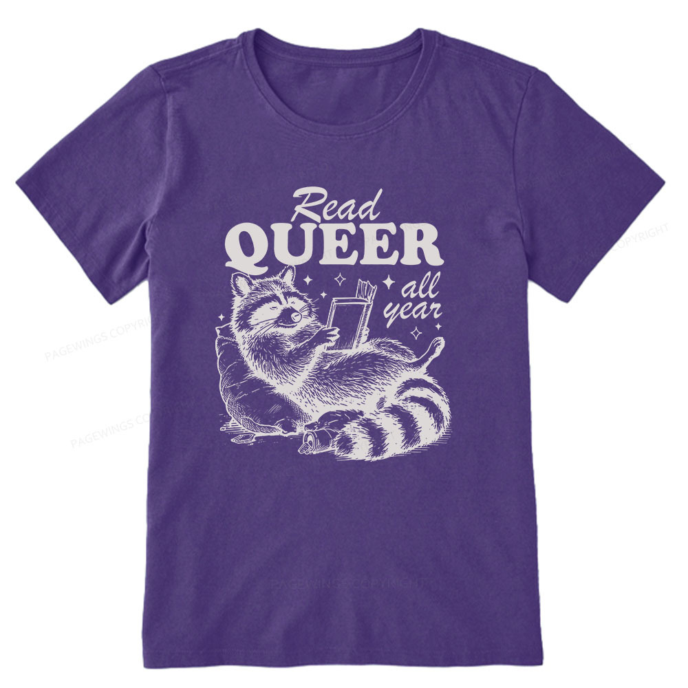 Pagewings Read Queer All Year Unisex Classic T-shirt