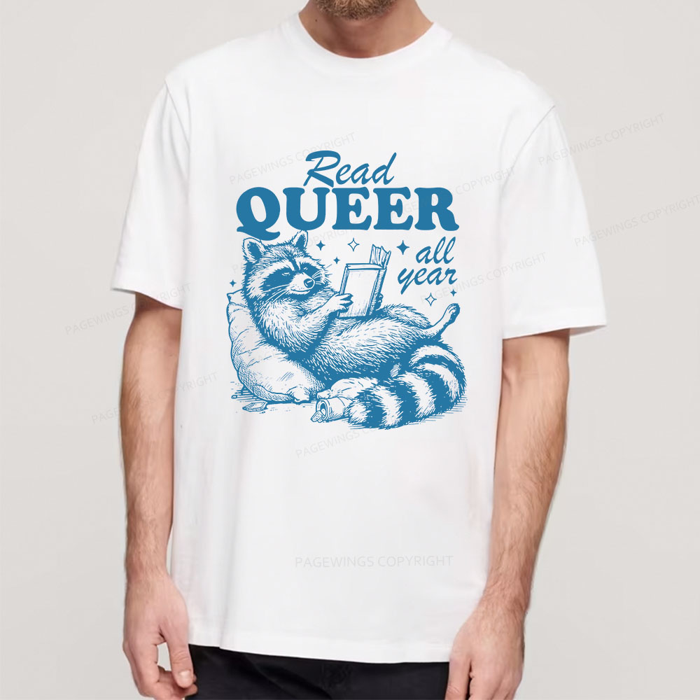 Pagewings Read Queer All Year Unisex Classic T-shirt
