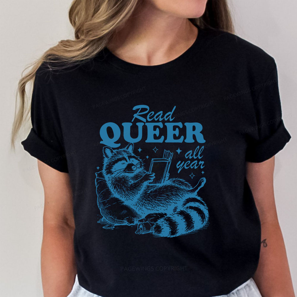 Pagewings Read Queer All Year Unisex Classic T-shirt