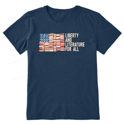 Pagewings Liberty And Literature For All Unisex Classic T-shirt