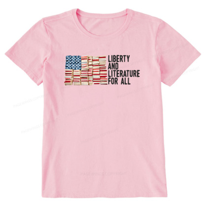 Pagewings Liberty And Literature For All Unisex Classic T-shirt