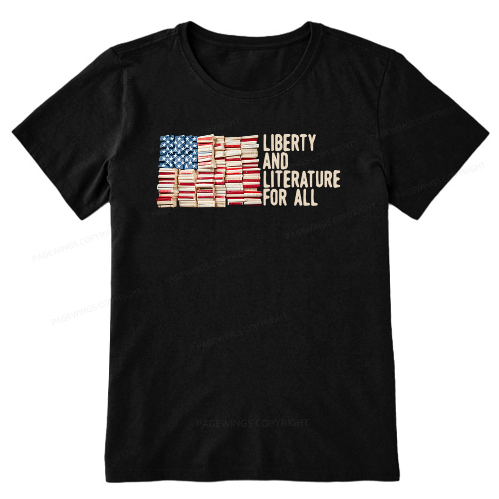 Pagewings Liberty And Literature For All Unisex Classic T-shirt