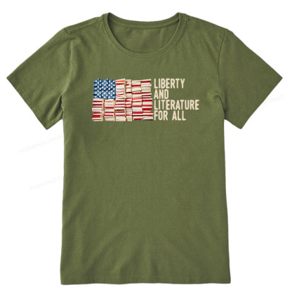 Pagewings Liberty And Literature For All Unisex Classic T-shirt