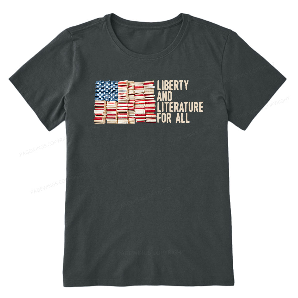 Pagewings Liberty And Literature For All Unisex Classic T-shirt