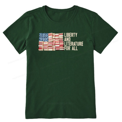 Pagewings Liberty And Literature For All Unisex Classic T-shirt