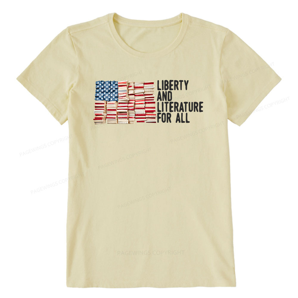 Pagewings Liberty And Literature For All Unisex Classic T-shirt