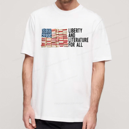 Pagewings Liberty And Literature For All Unisex Classic T-shirt