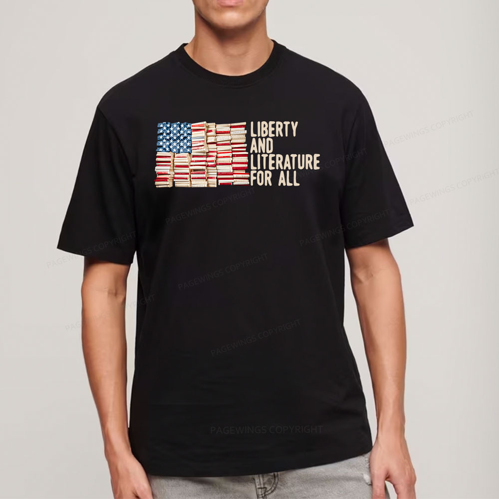 Pagewings Liberty And Literature For All Unisex Classic T-shirt