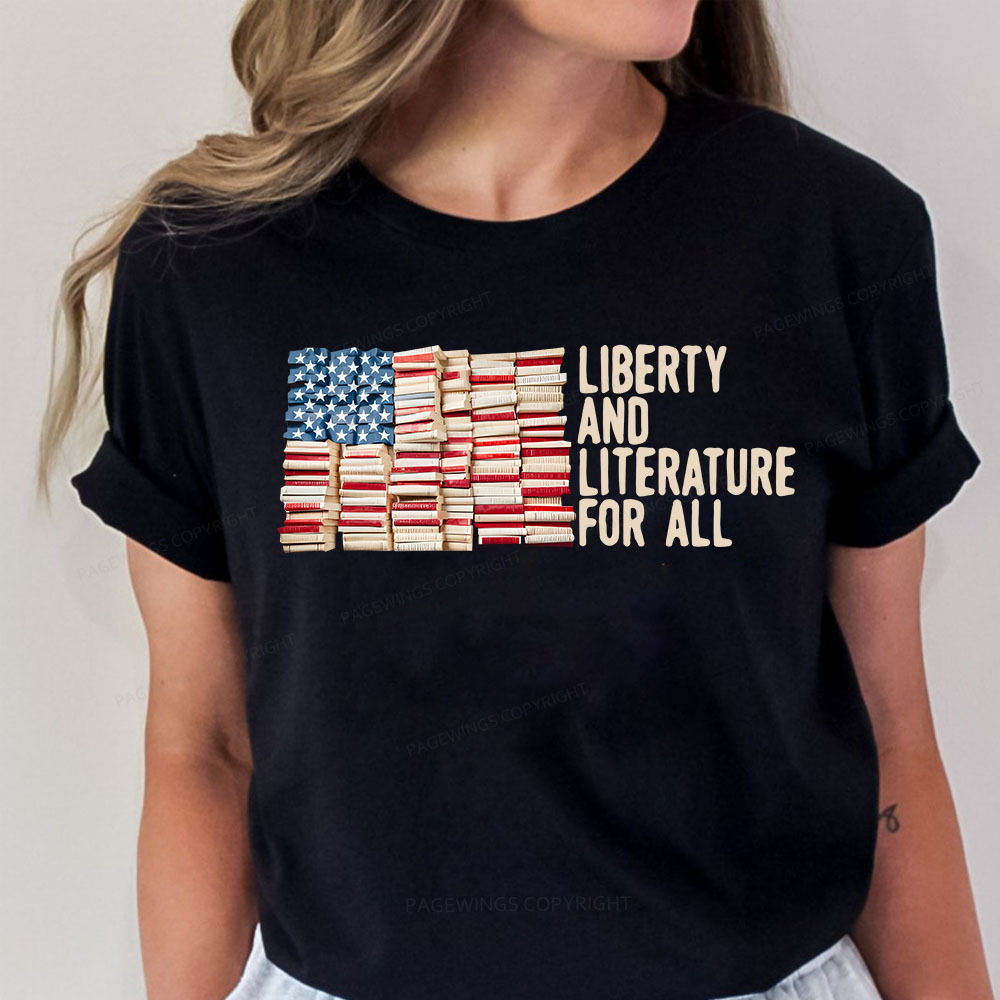 Pagewings Liberty And Literature For All Unisex Classic T-shirt