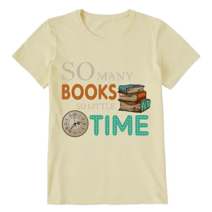 Pagewings So Many Books So Little Time Book Unisex Classic T-shirt