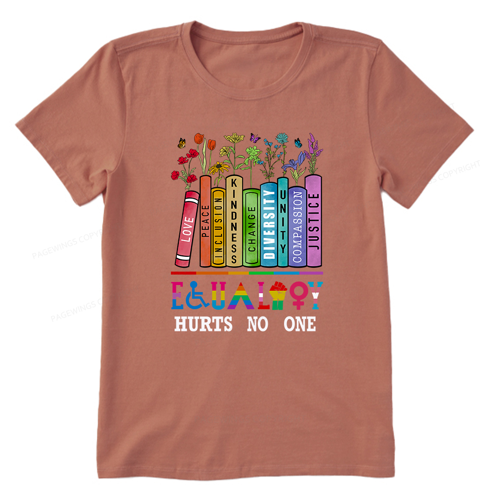 Pagewings Equality Hurts No One Unisex Classic T-shirt