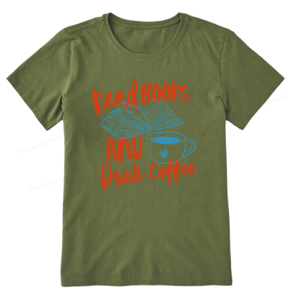 Pagewings Read Books And Drink Coffee Bookish Unisex Classic T-shirt