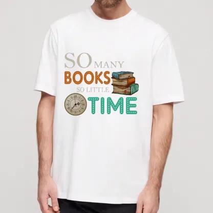 Pagewings So Many Books So Little Time Book Unisex Classic T-shirt