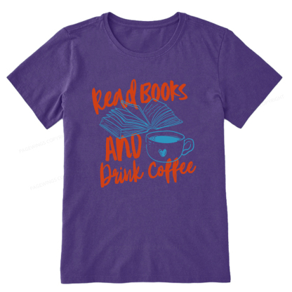 Pagewings Read Books And Drink Coffee Bookish Unisex Classic T-shirt