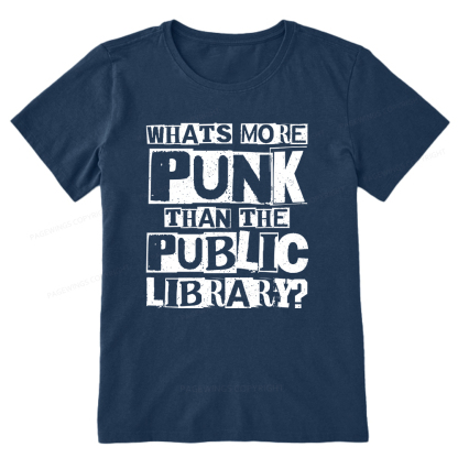 Pagewings What‘s More Punk Than the Public Library Unisex Classic T-shirt