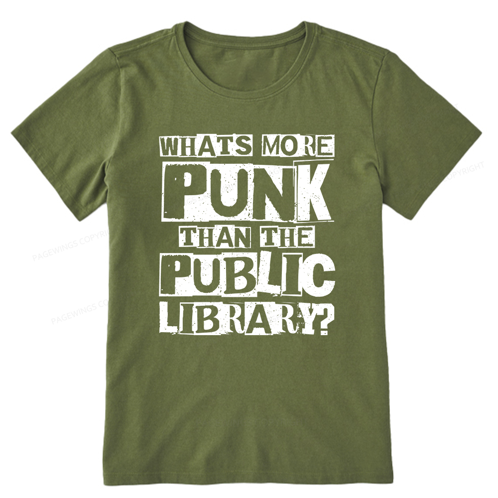 Pagewings What‘s More Punk Than the Public Library Unisex Classic T-shirt