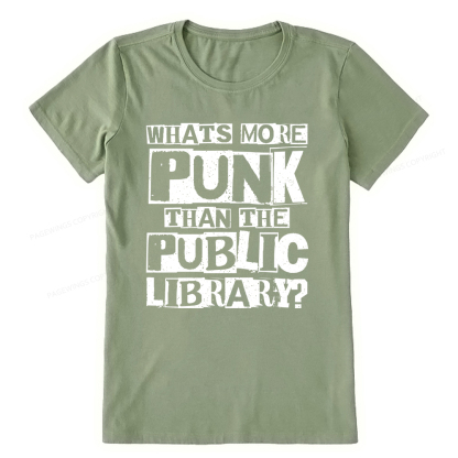 Pagewings What‘s More Punk Than the Public Library Unisex Classic T-shirt