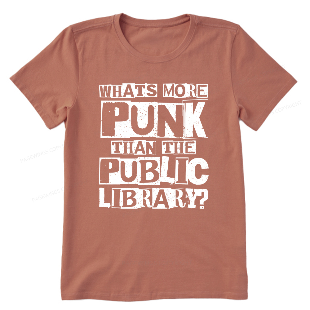Pagewings What‘s More Punk Than the Public Library Unisex Classic T-shirt