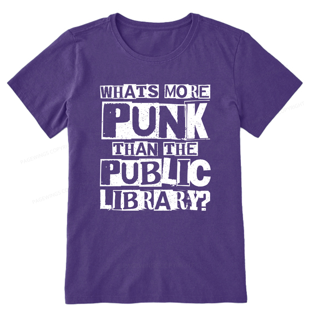 Pagewings What‘s More Punk Than the Public Library Unisex Classic T-shirt