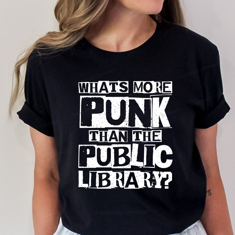 Pagewings What‘s More Punk Than the Public Library Unisex Classic T-shirt