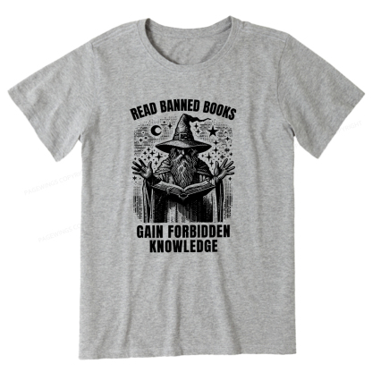 Pagewings Read Banned Books Gain Forbidden Knowledge Unisex Classic T-shirt