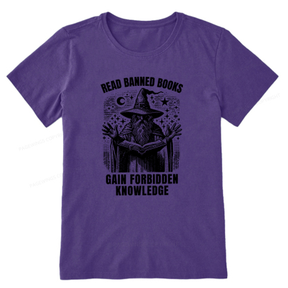 Pagewings Read Banned Books Gain Forbidden Knowledge Unisex Classic T-shirt