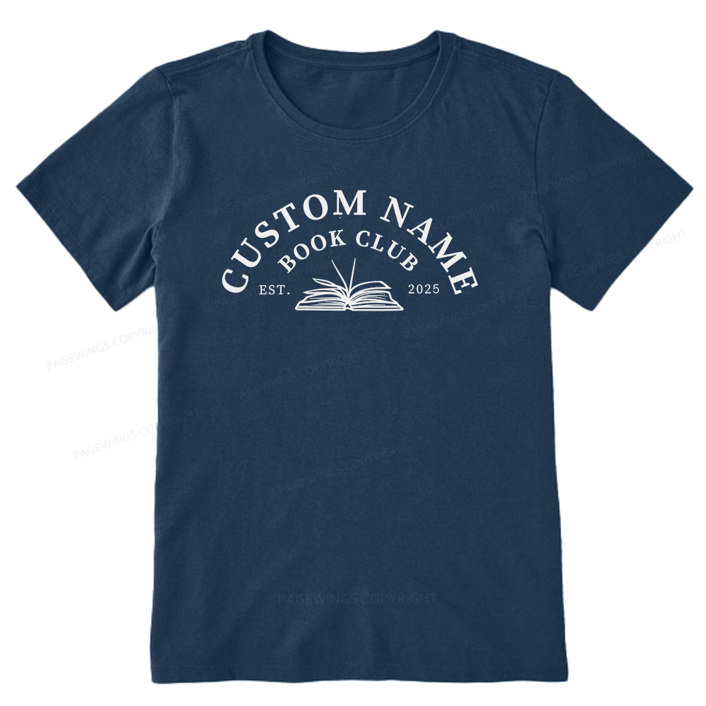 Pagewings Personalized Custom Book Club Unisex Classic T-shirt