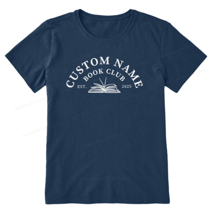 Pagewings Personalized Custom Book Club Unisex Classic T-shirt