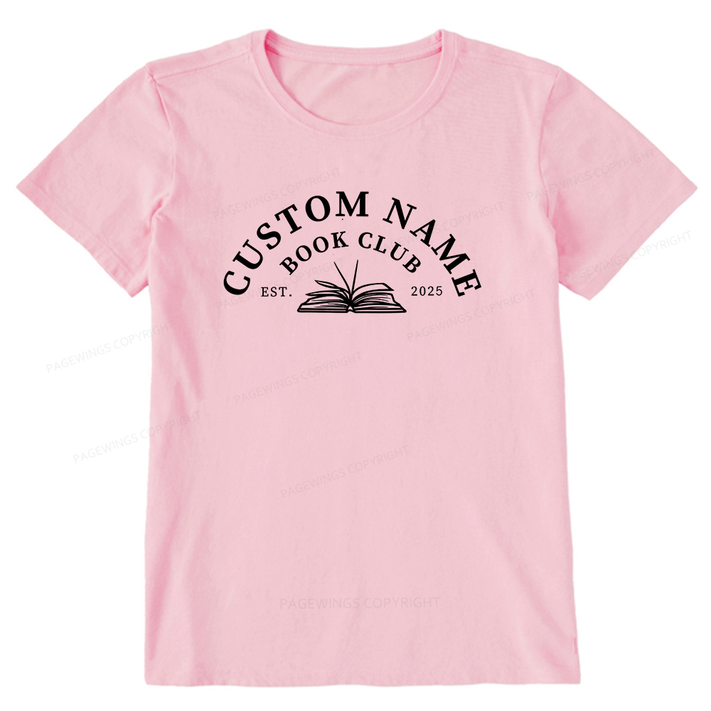 Pagewings Personalized Custom Book Club Unisex Classic T-shirt
