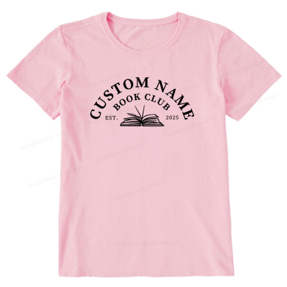 Pagewings Personalized Custom Book Club Unisex Classic T-shirt