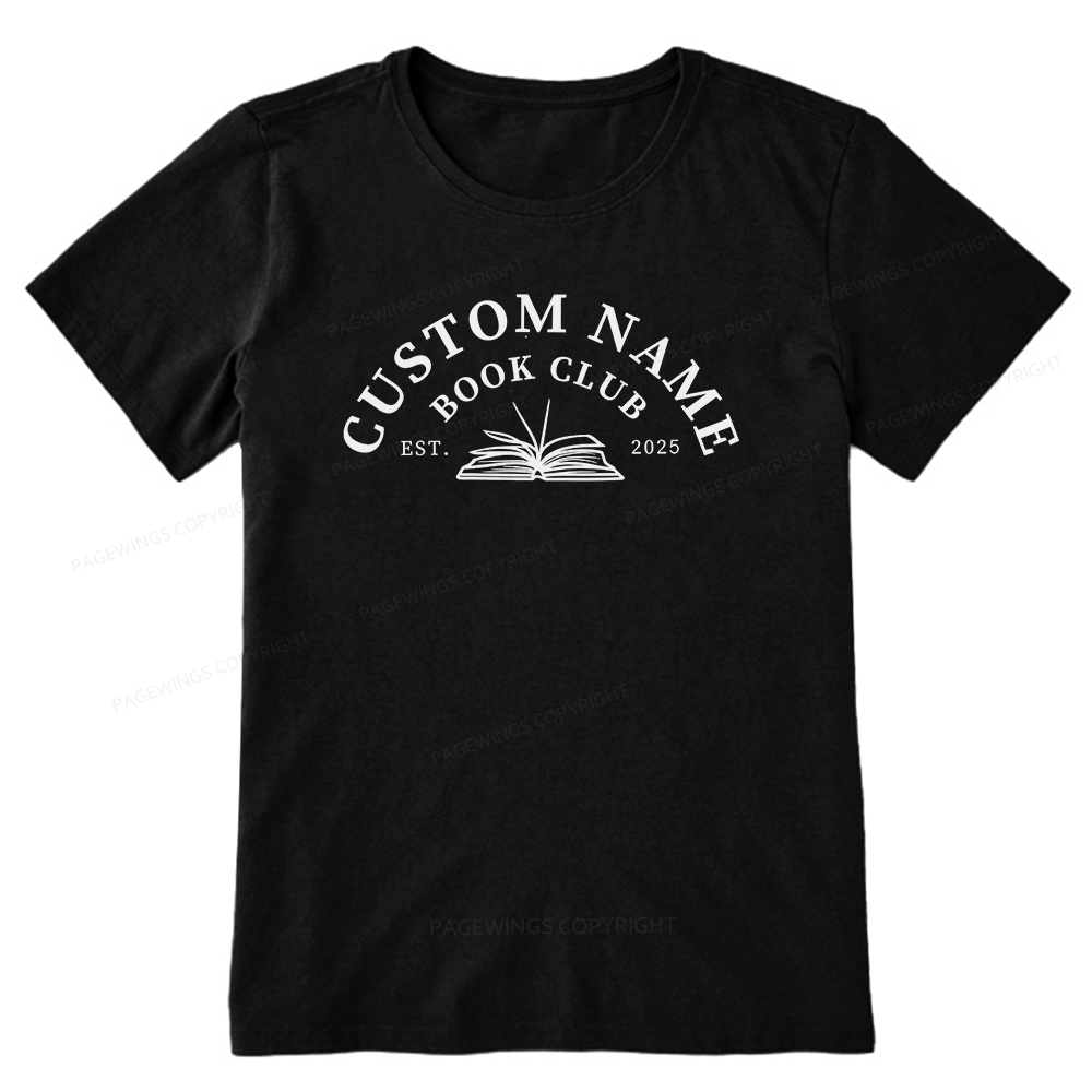 Pagewings Personalized Custom Book Club Unisex Classic T-shirt