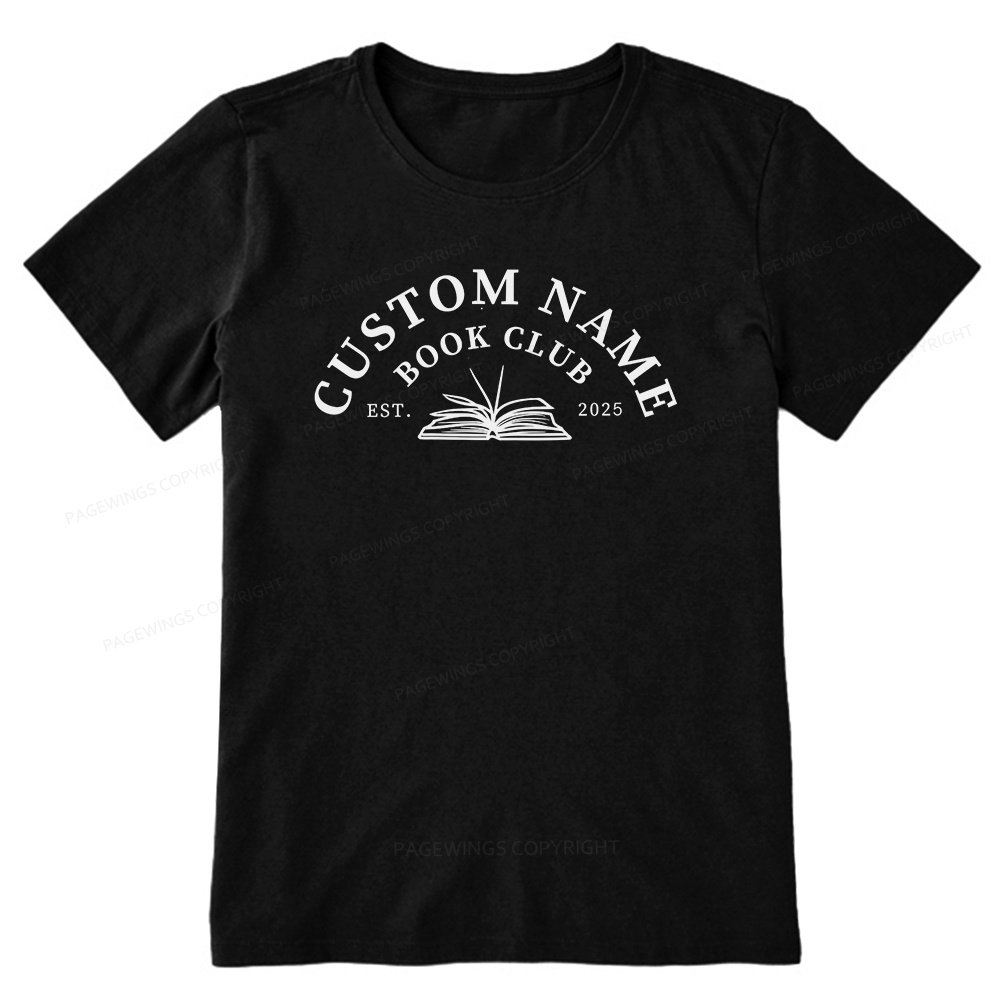 Pagewings Personalized Custom Book Club Unisex Classic T-shirt