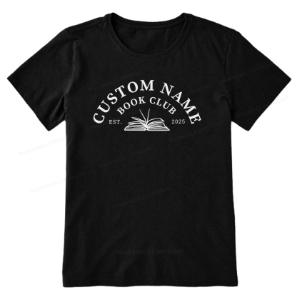 Pagewings Personalized Custom Book Club Unisex Classic T-shirt