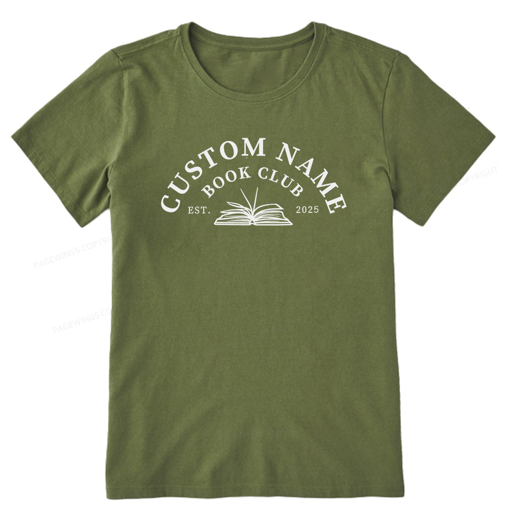 Pagewings Personalized Custom Book Club Unisex Classic T-shirt