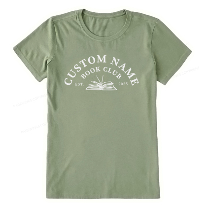 Pagewings Personalized Custom Book Club Unisex Classic T-shirt