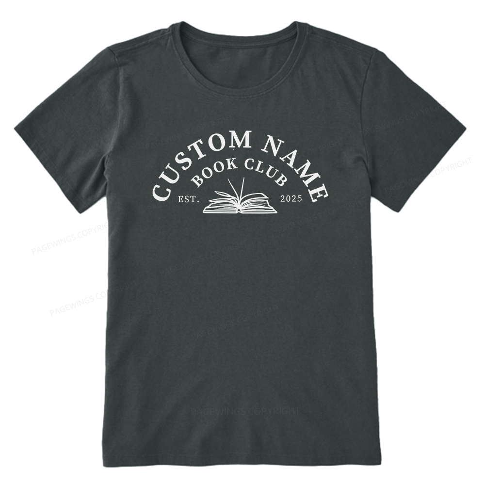Pagewings Personalized Custom Book Club Unisex Classic T-shirt