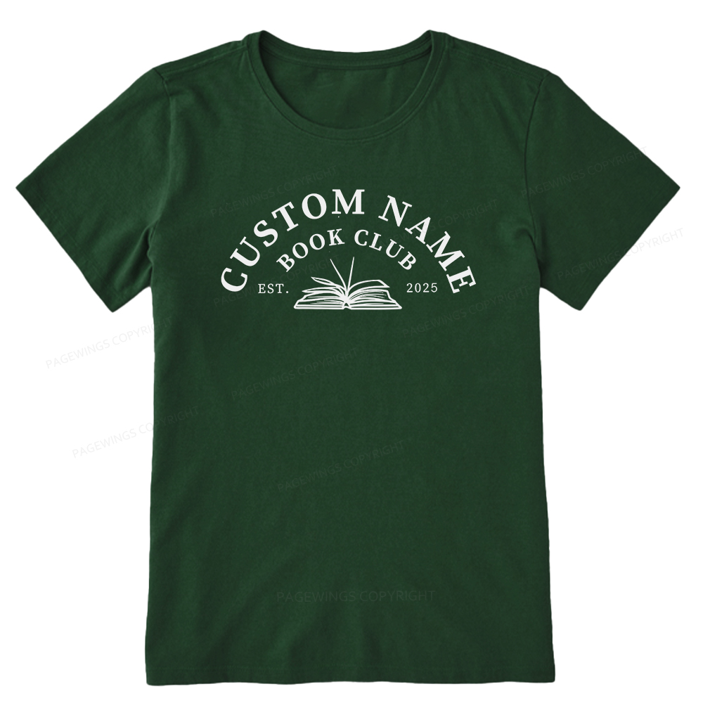 Pagewings Personalized Custom Book Club Unisex Classic T-shirt