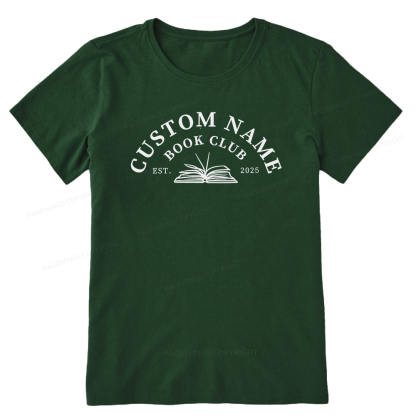 Pagewings Personalized Custom Book Club Unisex Classic T-shirt